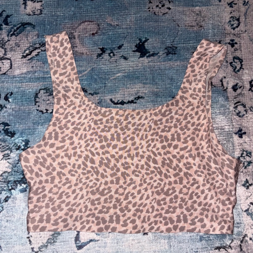 Leopard Print Women's Sports Bra *NO PADS*